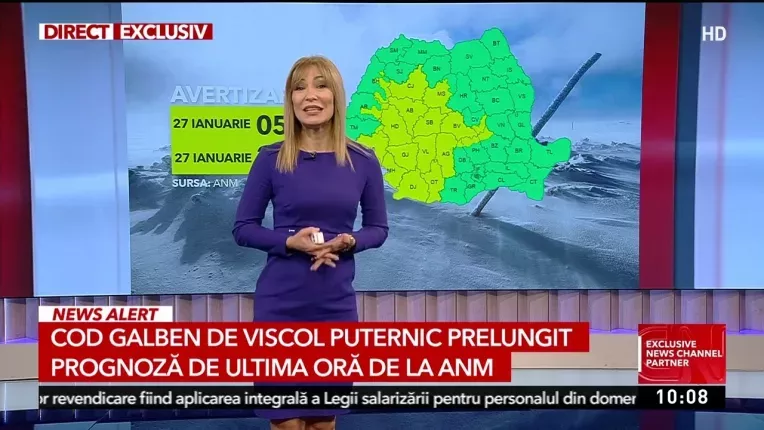Avertizare meteo ANM de vreme rea in Romania! 21 de judete sunt afectate de ninsori puternice
