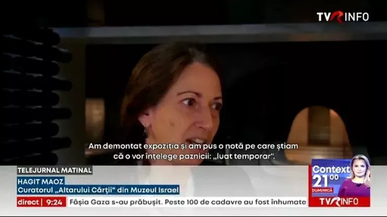 In vreme de razboi, comorile culturale din muzeele Israelului sunt puse la adapost