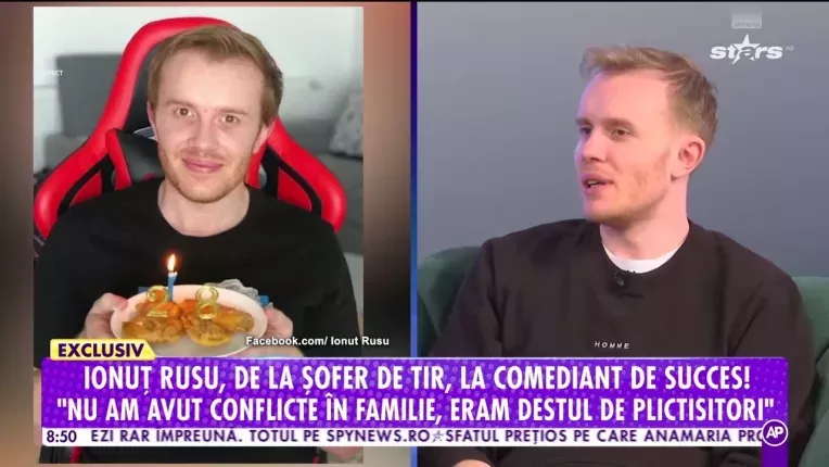 Ionut Rusu, de la sofer de TIR, la comediant de succes