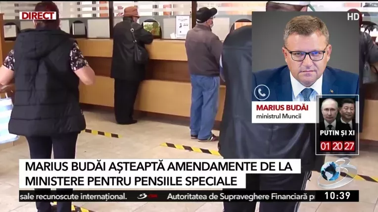 Ministrul Muncii asteapta amendamente de la ministere pentru rezolvarea problemei pensiilor speciale