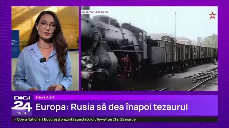 Parlamentul European a votat rezolutia privind restituirea tezaurului sechestrat in Rusia