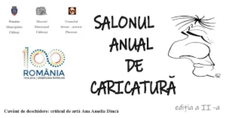 Salonul Anual de Caricatura va fi vernisat duminica, 12 august, la Muzeul Municipal Calarasi