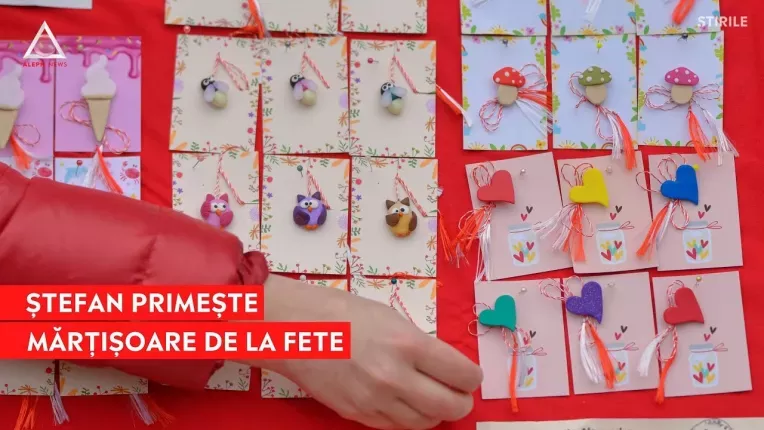 Si barbatii primesc martisoare de 1 Martie